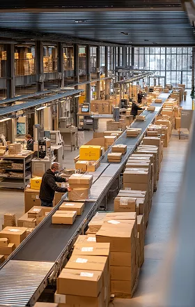 China warehouse receiving, inspection and parcel handling