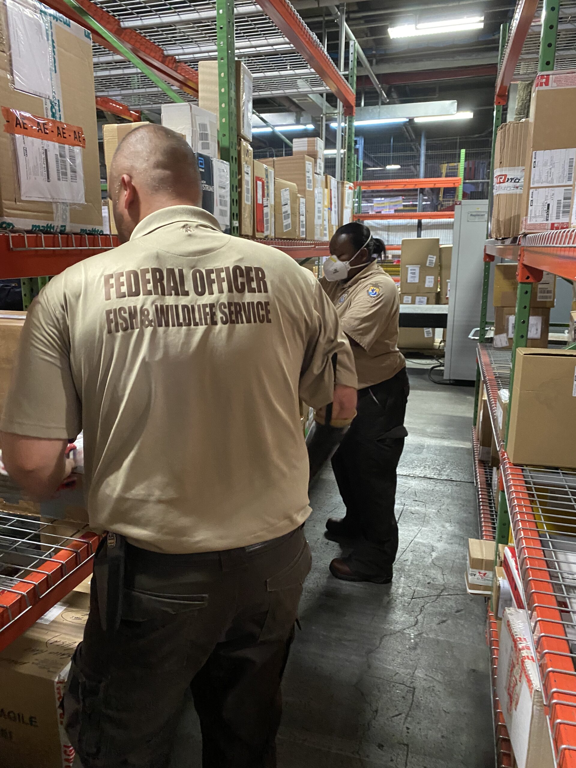 Inspection stage before final parcel approval