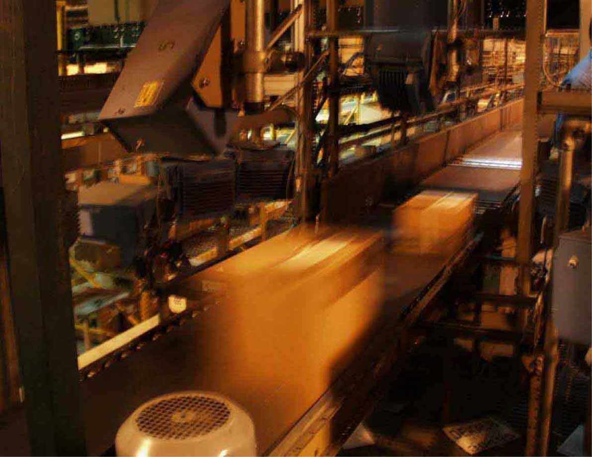 Parcel sorting workflow after warehouse packing
