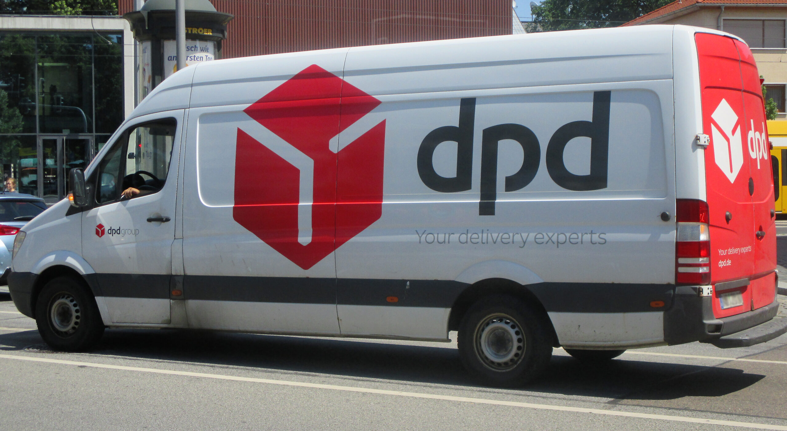 German parcel depot preparing last-mile deliveries