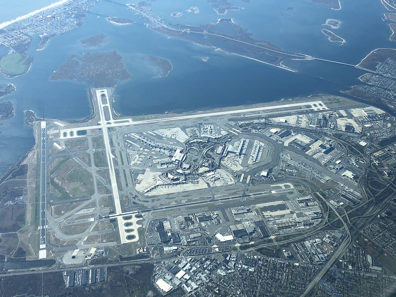 John F. Kennedy International Airport aerial view