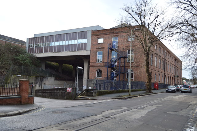 Royal Mail sorting office handling parcel intake