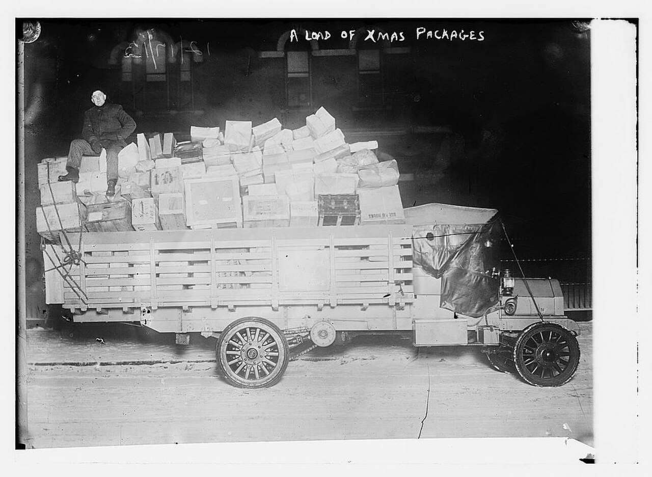 Outbound sample parcels waiting for dispatch