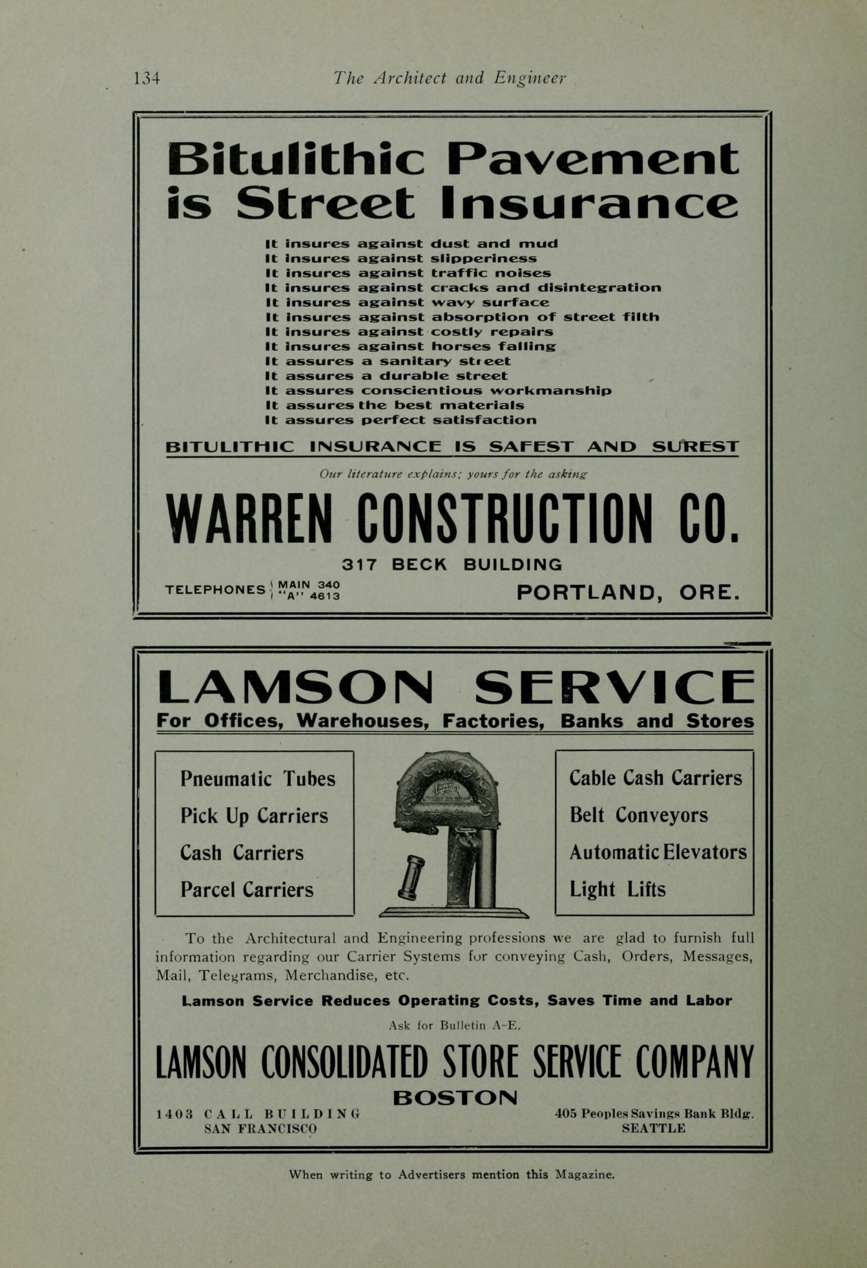 Warehouse shelf with parcels