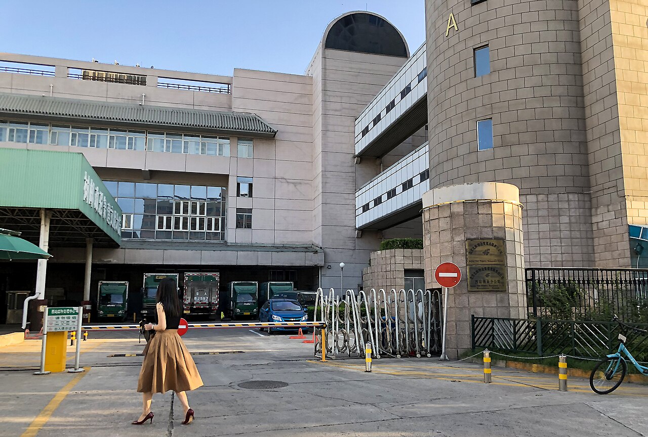 Mail processing center with parcels