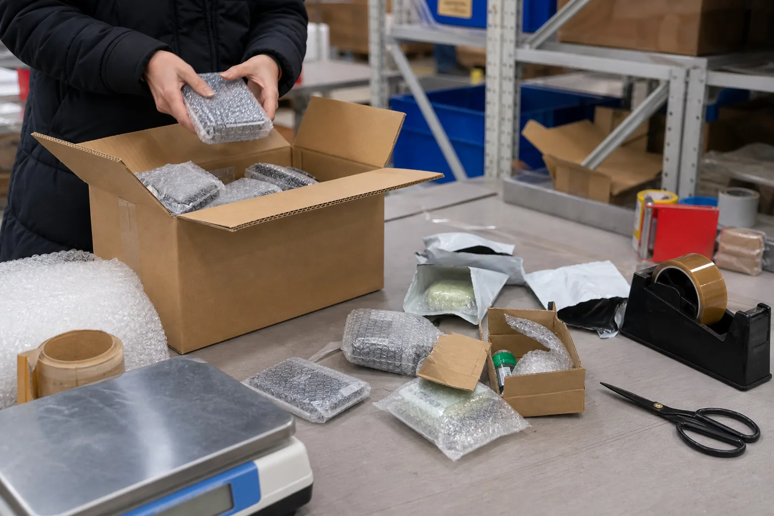 Parcel consolidation packing