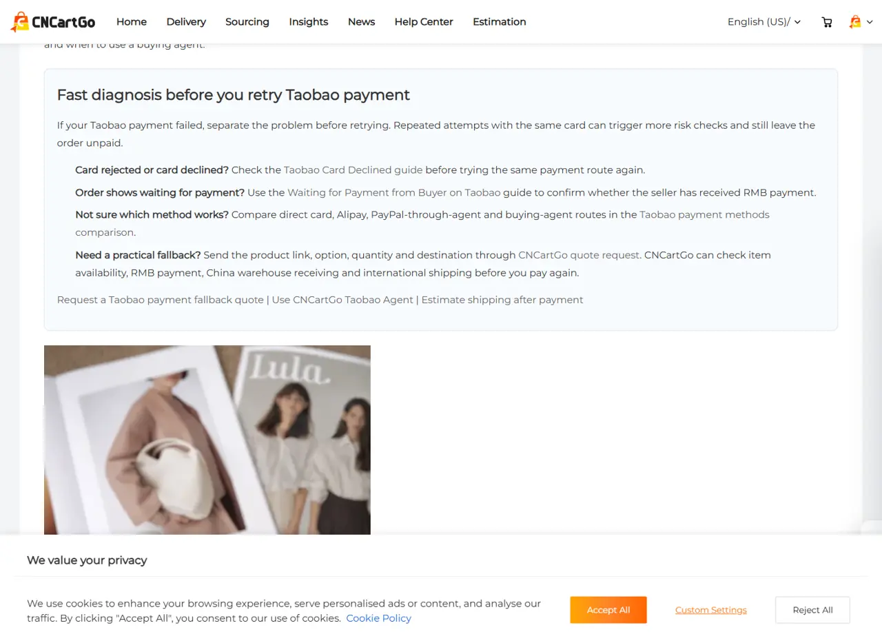 Warehouse photo inspection workflow for China freight calculator