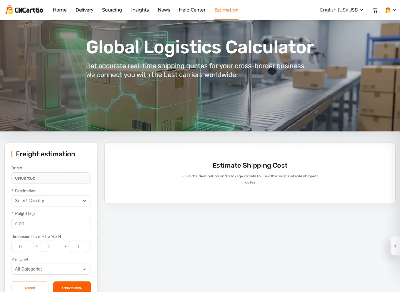 Realistic China product listing review for shipping from China to USA cost calculator