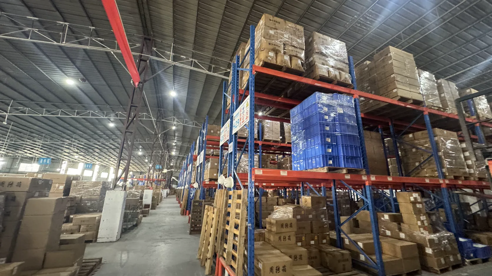 CNCartGo warehouse receiving photo check consolidation and route planning workflow